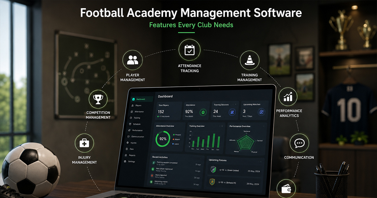 Football Academy Management Software: Features Every Club Needs