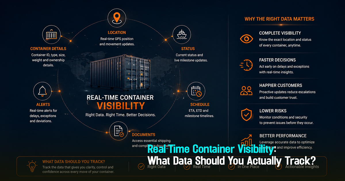 Real-Time Container Tracking: What Data Should You Actually Track?